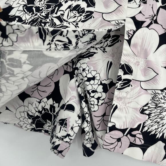 Cache Floral Y2K Skorts Sz 10 Tropical Couture Preppy Skirt Shorts Resort Garden - Picture 2 of 9